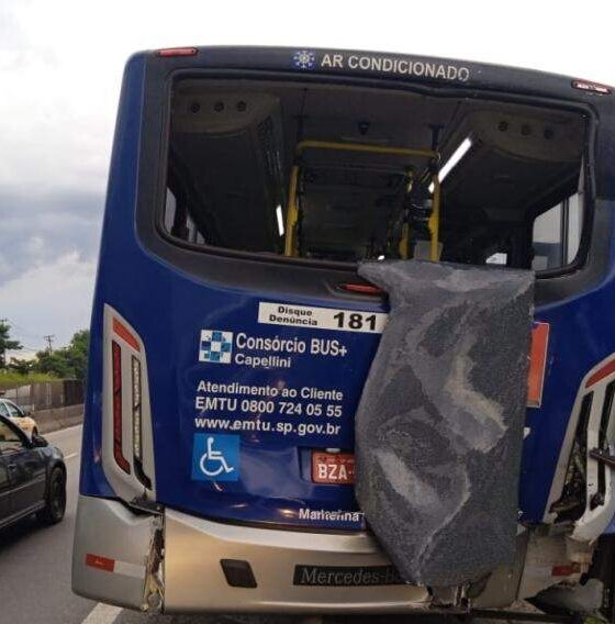 Acidente entre ônibus deixa seis feridos na Rodovia Santos Dumont, em Campinas