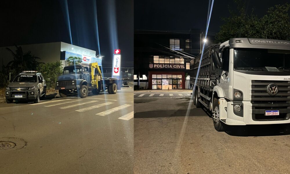 BAEP descobre caminhões utilizados em assalto a usina fotovoltaica em Lençóis Paulista
