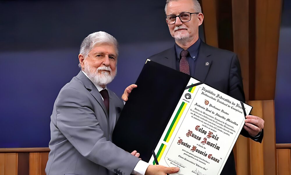 Celso Amorim Recebe T tulo de Honoris Causa da Unicamp Um Reconhecimento Diplomacia Brasileira