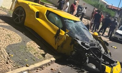 Irreconhec vel O Dia em que uma Ferrari Ficou Destru da em Campinas O Que Aconteceu