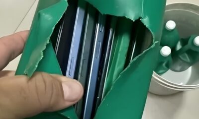 02 de Mar o de 2025 Caso Inusitado de Celulares Escondidos em Frascos de gua Sanit ria Chama Aten o em Cuiab