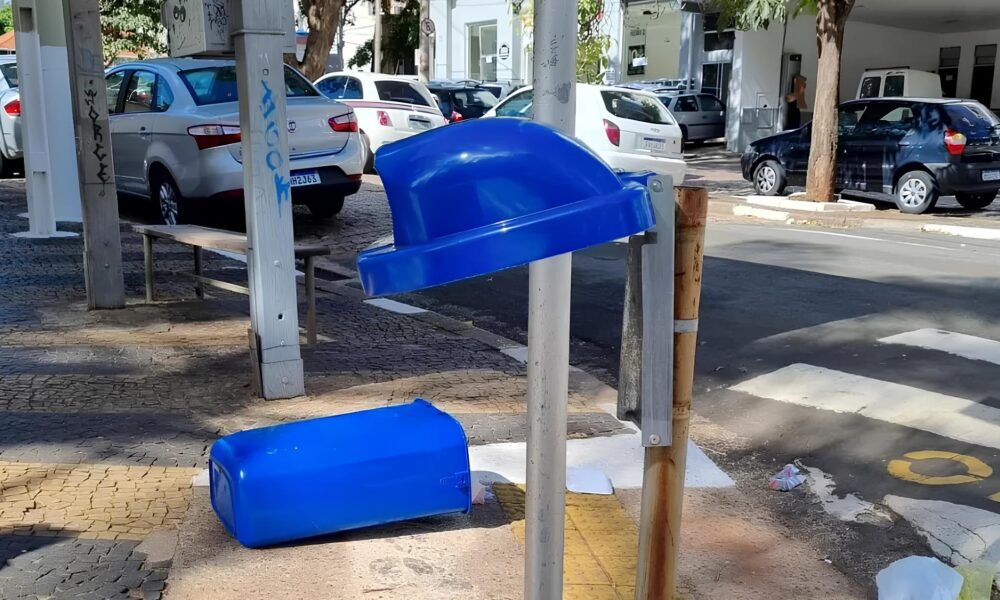 O Grande Caso das Lixeiras Azuis Como a Depreda o Est Custando Milhares aos Cofres P blicos de Campinas