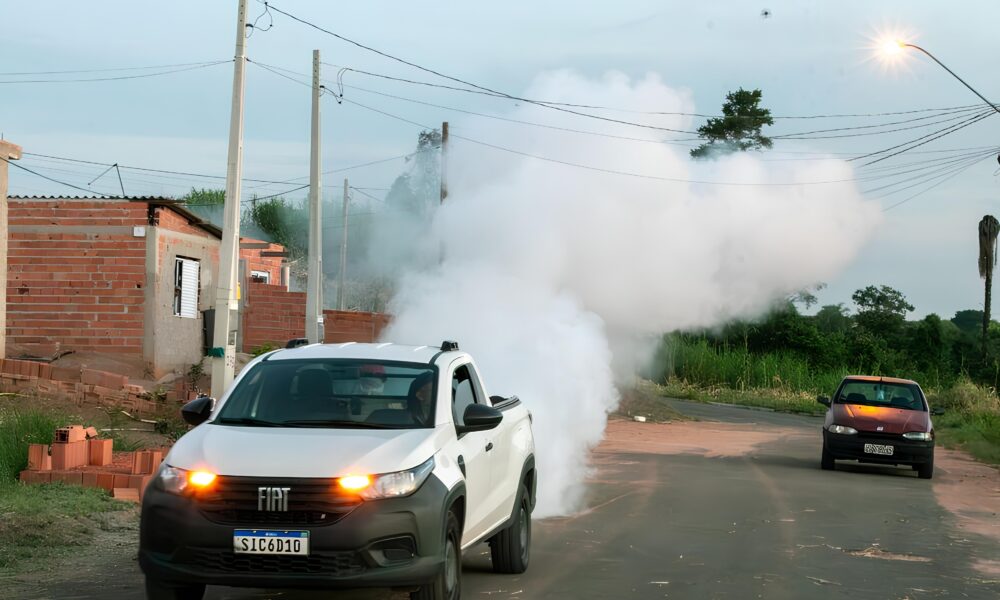 O Fumac Chegou Como Jaguari na Est Combatendo o Avan o da Dengue na Regi o do Roseira