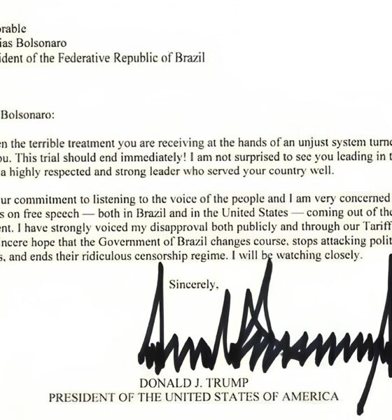 A Carta de Trump a Bolsonaro Um Alerta Global ou Interven o Pol tica