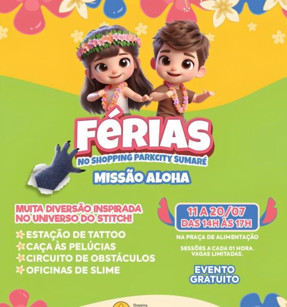 Descubra a Magia das F rias de Julho O Shopping ParkCity Sumar Transforma o T dio em Aventura com a Miss o Aloha