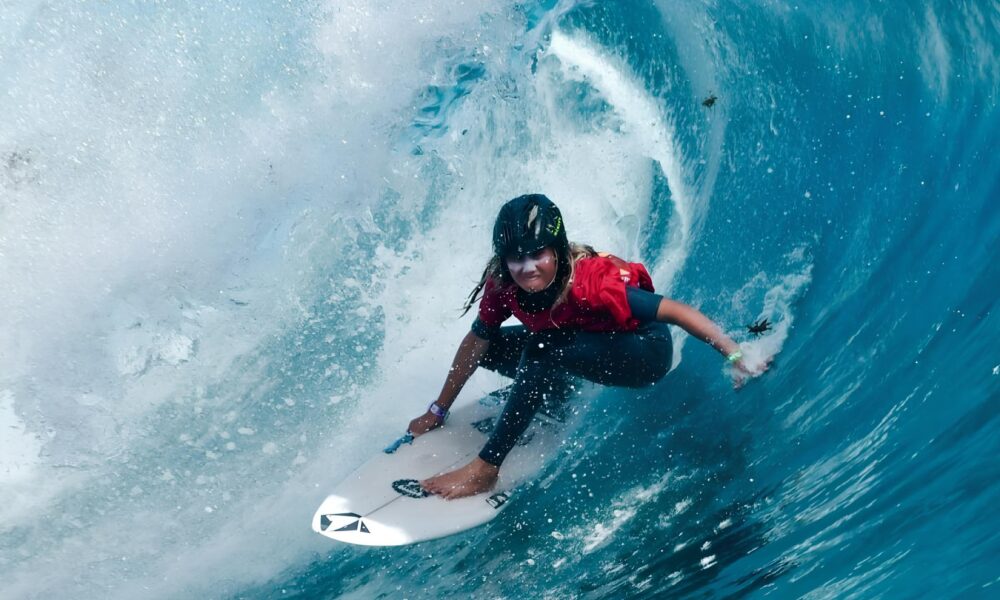 Kelia Gallina A Jovem Surfista Que Desafia Ondas e Expectativas no Taiti Pro 2025