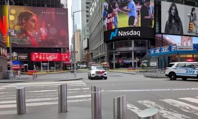 Times Square Esvaziada O Dia em Que Nova York Parou Sob a Sombra de uma Amea a