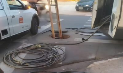O Golpe dos Fios Como Um Trio Se Disfar ou de T cnicos da Vivo e Quase Levou 156 Metros de Cabos de Telefonia em Campinas